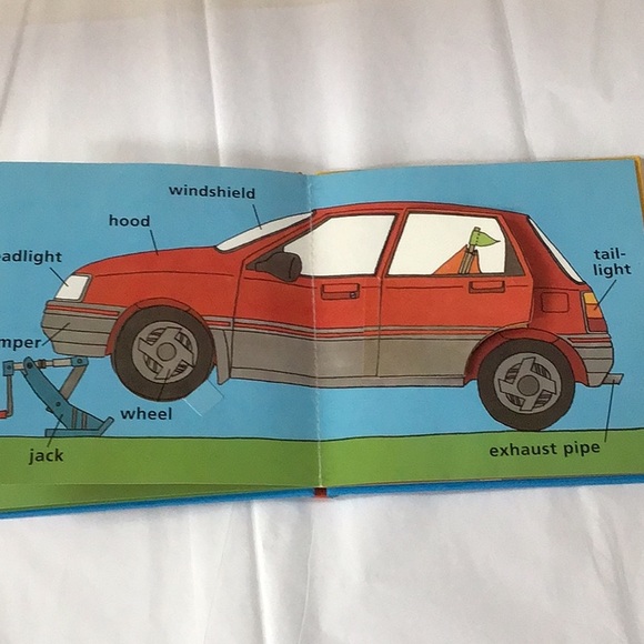 Let’s Look inside the Red Car, rare hardcover vintage , excellent - Picture 8 of 16